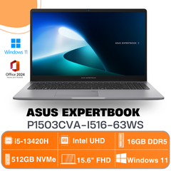 Laptop ASUS ExpertBook P1503CVA-i5SE16-63WS (Core i5-13420H | 16GB | S-512GB | Intel UHD | 15.6