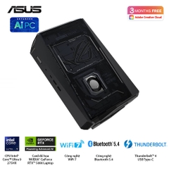 Máy Bộ Gaming Asus Mini NUC ROG RNUC15JNK9X289A0 (Intel Core Ultra 9 275HX | Intel ARC/Nvidia RTX 5080 16GB GDDR7  | Wifi 7 | Bluetooth 5.4 | Đen)