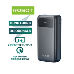 Pin Sạc Dự Phòng 30.000MAH ROBOT RT32 (30.000mah/ 22.5W/ 5A/ QC)