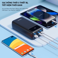 Pin Sạc Dự Phòng 30.000MAH ROBOT RT32 (30.000mah/ 22.5W/ 5A/ QC)