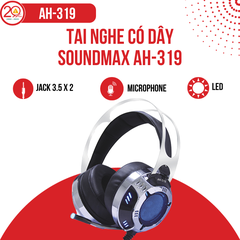 Tai Nghe Over-Ear Có Dây SoundMax AH-319