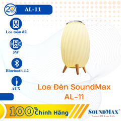 Loa Đèn SoundMax AL-11 (Loa toàn dải/ 5W/ AUX/ BT/ Trắng)