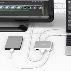 Đầu chuyển Type C ra HDMI + USB 3.0 - Orico (RCH3A)