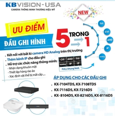 Đầu ghi hình 5 in 1 KB-Vision KX-7116D5 (16 kênh + 2 kênh IP)