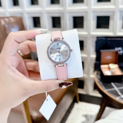 Coach Pretty In Every Little |Nữ Giới |Silver |Dây Da Hồng |Máy Pin (Quartz) |Size 32mm