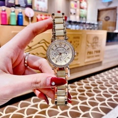 Michael Kors Parker Mini |Nữ Giới |Dây Kim Loại Mix Acetate Vàng |Máy Pin (Quartz) |Size 33mm