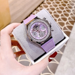 Guess Fusion |Nữ Giới |Đính Đá |Dây Cao Su Hồng |Máy Pin (Quartz) |Size 36mm