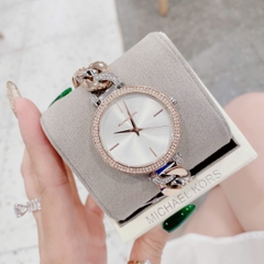 Michael Kors Catelyn |Nữ Giới |Đính Đá |Dây Mắt Xích Demi Rose Gold |Máy Pin (Quartz) |Size 38mm