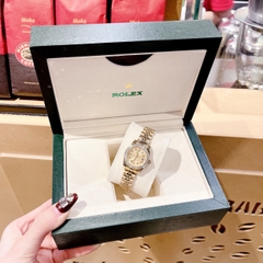 Rolex Đính Đá |Nữ Giới |Dây Kim Loại Vàng Gold |Máy Pin (Máy Quartz) |Size 31mm