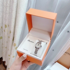 Davena Full Đá |Nữ Giới |Silver |Dây Kim Loại Đính Pha Lê |Máy Pin (Quartz) |Size 25mm