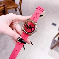 Michael Kors Janelle |Nữ Giới |Rose Gold |Dây Silicone Hồng |Máy Pin (Quartz) |Size 40mm