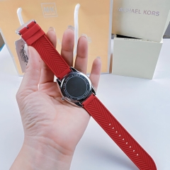 Michael Kors Janelle |Nữ Giới |Silver |Dây Silicone Đỏ |Máy Pin (Quartz) |Size 40mm