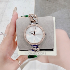 Michael Kors Catelyn |Nữ Giới |Đính Đá |Dây Mắt Xích Demi Rose Gold |Máy Pin (Quartz) |Size 38mm