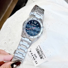 Coach Sullivan Sport |Nam Giới |Mặt Màu Đen |Dây Kim Loại Silver |Máy Pin (Quartz) |Size 44mm
