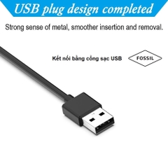 Dây sạc |Đế sạc |Cáp sạc Pin đồng hồ thông minh Fossil Model Gen 4/5/6 (Phụ kiện Smartwatch)