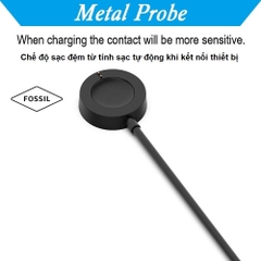 Dây sạc |Đế sạc |Cáp sạc Pin đồng hồ thông minh Fossil Model Gen 4/5/6 (Phụ kiện Smartwatch)