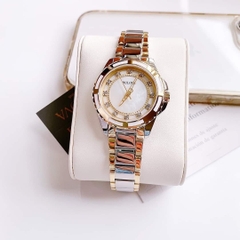 Bulova Classic |Nữ Giới |Đính Đá |Dây Kim Loại Vàng Gold |Máy Pin (Quartz) |Size 32mm
