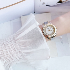 Bulova Classic |Nữ Giới |Đính Đá |Dây Kim Loại Vàng Gold |Máy Pin (Quartz) |Size 32mm