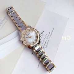 Bulova Classic |Nữ Giới |Đính Đá |Dây Kim Loại Vàng Gold |Máy Pin (Quartz) |Size 32mm