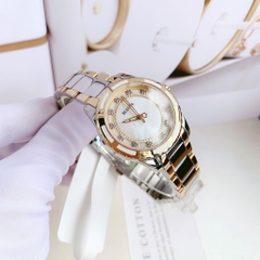 Bulova Classic |Nữ Giới |Đính Đá |Dây Kim Loại Vàng Gold |Máy Pin (Quartz) |Size 32mm