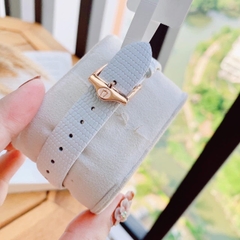 Bulova Lizard |Nữ Giới |Rose Gold |Đính Đá |Dây Da Trắng |Máy Pin (Quartz) |Size 32mm
