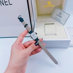 Chanel Premiere |Nữ Giới |Mặt Xám |Đính Đá |Dây Da Đen |Máy Pin (Quartz) |Size 20x26mm