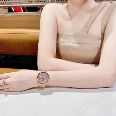 Chopard Geneve 845 |Nữ Giới |Đính Đá Màu |Dây Kim Loại Rose Gold |Máy Pin (Quartz) |Size 38mm