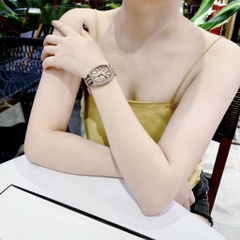 Chopard Tựa Franck Muller |Nữ Giới |Dây Kim Loại Rose Gold |Máy Pin (Quartz) |Size 34mm