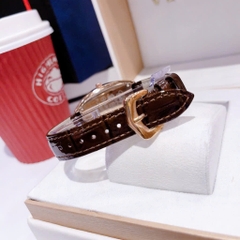 Chopard Tựa Franck Muller |Nữ Giới |Full Đá Rose Gold |Dây Da Nâu |Máy Pin (Quartz) |Size 34mm