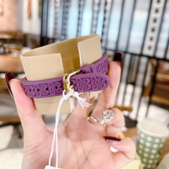 Coach Boyfriend |Nữ Giới |Vàng Gold |Dây Cao Su Màu Tím |Máy Pin (Quartz) |Size 34mm