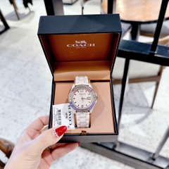 Coach Greyson |Nữ Giới |Rainbow |Dây Đá Ceramic Trắng |Máy Pin (Quartz) |Size 36mm