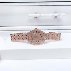 Davena Rose Gold |Nữ Giới |Mặt Đính Full Đá |Dây Kim Loại |Máy Pin (Máy Quartz) |Size 36mm