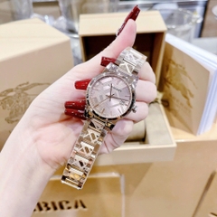 Burberry The City |Nữ Giới |Mặt Tròn |Dây Kim Loại Rose Gold |Máy Pin (Quartz) |Size 34mm