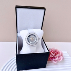 Gucci Dive-Rubber |Unisex |Lộ Máy |Dây Silicone Màu Trắng |Máy Cơ (Automatic) |Size 40mm