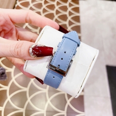 Gucci G-Timeless 4 Chú Mèo |Nữ |Mặt Khảm Trai |Dây Da Xanh Dương |Máy Pin (Quartz) |Size 38mm