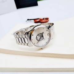 Gucci G-Timeless Mystic Cat Motif |Nam |Dây Kim Loại Trắng Silver |Máy Pin (Quartz) |Size 38mm