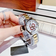 Gucci G-Timeless Snake |Nam |Mặt Hình Rắn |Dây Kim Loại Demi Vàng |Máy Pin (Quartz) |Size 38mm