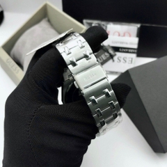 Guess Asset |Nam Giới |Mặt Xanh Dương |Dây Kim Loại Silver |Máy Pin (Quartz) |Size 42mm