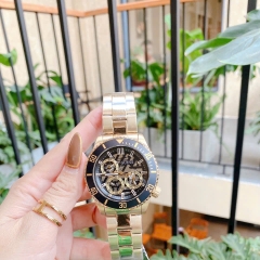 Guess Axle |Nam Giới |Multi- Function |Dây Kim Loại Vàng Gold |Máy Pin (Quartz) |Size 45mm