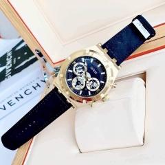 Guess Allara |Nam Giới |Chronograph |Vàng Gold |Dây Da Đen |Máy Pin (Quartz) |Size 44mm