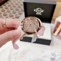 Guess Baguette |Nữ Giới |Rose Gold |Dây Silicone Hồng |Máy Pin (Quartz) |Size 39mm