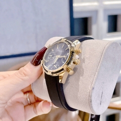 Guess Catalina |Nữ Giới |Vàng Gold |Dây Silicone Màu Đen |Máy Pin (Quartz) |Size 35mm