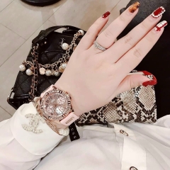 Guess Frontier |Nữ Giới |Full Đá Rose Gold |Dây Sillicone Hồng |Máy Pin (Quartz) |Size 38mm