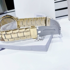 Guess Glitter |Nữ Giới |Mặt Đen |Dây Kim Loại Vàng Gold |Máy Pin (Quartz) |Size 38mm
