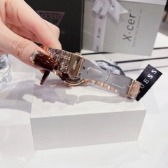 Guess Glitter |Nữ Giới |Mặt Hồng |Dây Kim Loại Rose Gold |Máy Pin (Quartz) |Size 38mm