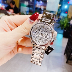 Guess Iridescent |Nữ Giới |Đính Đá |Dây Kim Loại Silver |Máy Pin (Quartz) |Size 40mm
