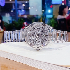 Guess Iridescent |Nữ Giới |Đính Đá |Dây Kim Loại Silver |Máy Pin (Quartz) |Size 40mm