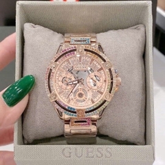 Guess Iridescent |Nữ Giới |Đính Đá Nhiều Màu |Dây Kim Loại Rose Gold |Máy Pin (Quartz) |Size 40mm