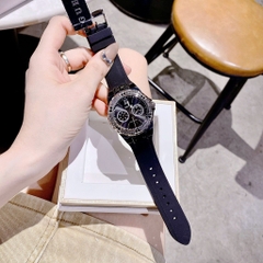 Guess Limelight |Nữ Giới |Đính Đá Đen |Dây Sillicone Đen |Máy Pin (Quartz) |Size 36mm