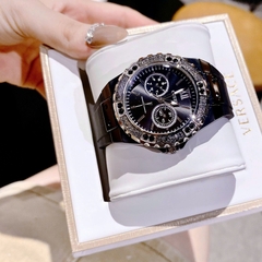 Guess Limelight |Nữ Giới |Đính Đá Đen |Dây Sillicone Đen |Máy Pin (Quartz) |Size 36mm